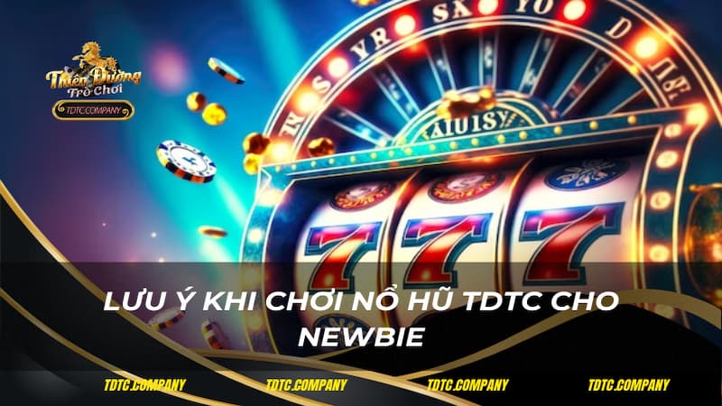 Lưu ý khi chơi nổ hũ TDTC cho newbie