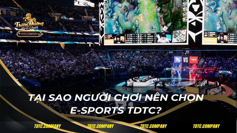 Tại sao người chơi nên chọn E-sports TDTC?