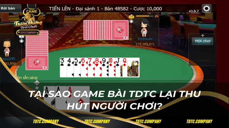 Tại sao game bài TDTC lại thu hút người chơi?